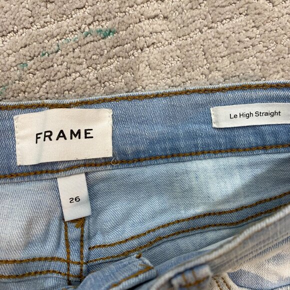 Frame Le Straight High Rise Jeans - Picture 4 of 5